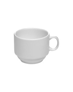 Чашки чайные 4 шт 160 мл белый Kunstwerk