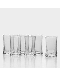 Набор стеклянных стаканов для сока 10337917 BUTEO 150 мл 6 шт Crystal bohemia