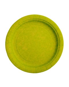 Тарелка бумажная зеленая d230 мм 50 шт уп Ипк