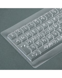 Форма для шоколада Сладкая клавиатура 21 х 14 см 10 шт Konfinetta