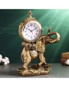 Часы Слон 32см бронза Хорошие сувениры