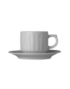 Чашки кофейные набор 6 шт Nestor 100 мл белый Lubiana
