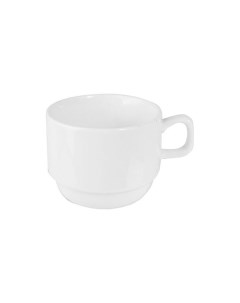 Чашки чайные 4 шт 250 мл белый Kunstwerk