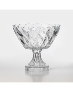 Ваза Lakomo стеклянная для фруктов 10391378 FLORENCE d24 5 см Isfahan glass