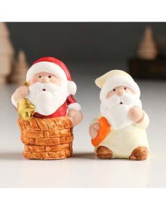 Сувенир керамика Дед Мороз МИКС 4 2х2 8х7 см Nobrand