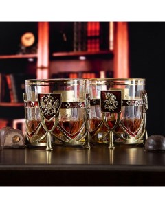 Набор бокалов для виски георгий победоносец в шкатулке Подарки от михалыча