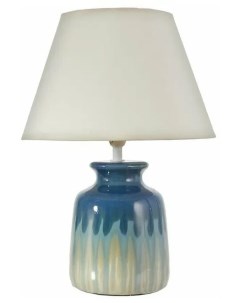 Настольная лампа 16801 1BL E14 40Вт бело синий Risalux