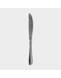Нож столовый из нержавеющей стали длина 23 см цвет серебряный Nobrand