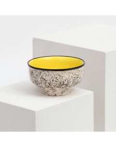 Пиала керамическая Персия 200 мл желтая 1 сорт Иран Керамика ручной работы