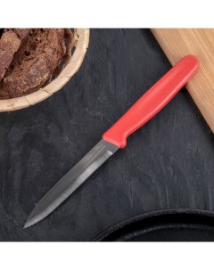 Нож Эконом средний лезвие 10 5 см цвет Микс Libra plast