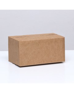 Коробка складная бурая 20 х 11 2 х 10 см Nobrand