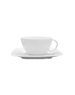 Чашки чайные набор 6 шт Victoria 280 мл белый Lubiana