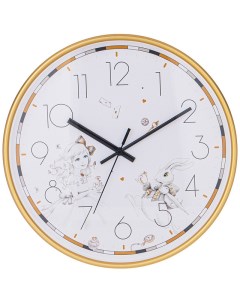 Кварцевые настенные часы Wonderland 221 351 пластиковые 30 5см Lefard