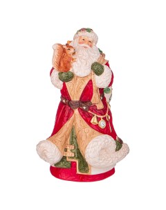 Фигурка декоративная Дед Мороз керамическая 19x20x31 см 59 714 Lefard