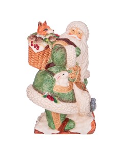 Фигурка декоративная Дед Мороз керамическая 19x18x31 см 59 719 Lefard