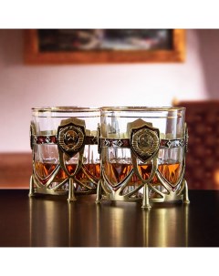 Набор бокалов для виски ссср в шкатулке Подарки от михалыча