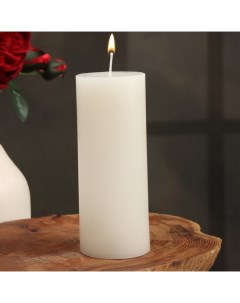 Свеча цилиндр ароматическая Жасмин 6х15 см Nobrand