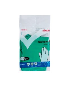 Professional Перчатки универсальные L зеленые резиновые Vileda