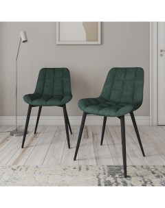 Комплект стульев Президент 2 шт зеленый Дсв мебель