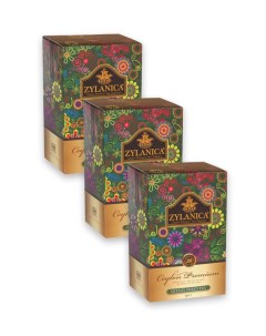 Чай зелёный цейлон Сeylon Premium 3 шт по 200 г Zylanica
