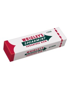 Жевательная резинка Spearmint без сахара сладкая мята 13 г x 600 шт Wrigleys