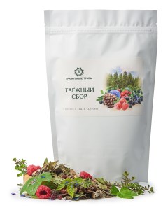 Чай Таежный сбор с лесными ягодами травами и шишками 100 г Правильные травы