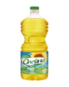 Подсолнечное масло Классическая рафинированное дезодорированное 2 л Олейна