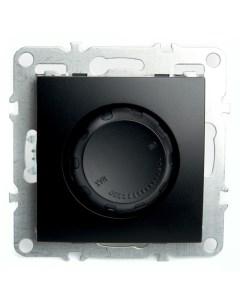 Выключатель диммирующий механизм серия Эрна PSW10 9106 03 черный Stekker
