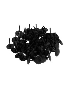 Гвозди декоративные 9938787 11х16 мм фактурные цвет черный в упаковке 100 шт Tundra