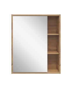 Зеркальный шкаф подвесной Lavanti 60 для ванной комнаты Дуб вотан Sanstar