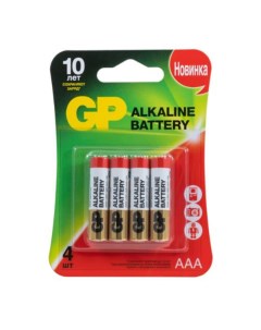 Батарейки Alkaline АА 4 шт Gp