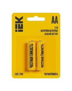 Батарейки Alkaline AA 2 шт Iek