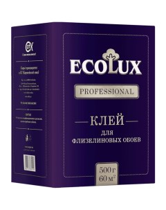 Клей для обоев PROFESSIONAL Флизелин 500 г 4607133681210 Ecolux