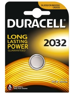 Батарейка CR2032 5BL 1 шт Duracell