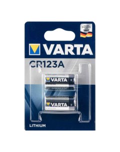 Батарейки CR123A 2 шт Varta