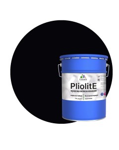 Краска Pliolite всесезонная фасадная RAL 9005 черный глянцевая 18 кг Malare