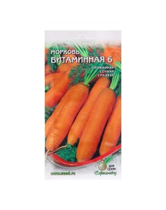 Семена Морковь Витаминная 6 1850 шт 3 шт Дом семян
