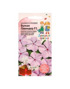 Семена цветов Катарантус розовый Вулкан Лавендер F1 5 шт 3 шт Агросидстрейд