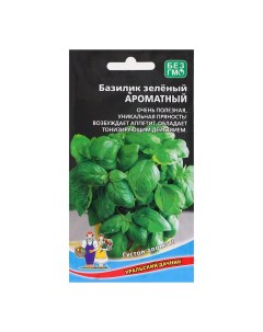 Семена Базилик Ароматный зеленый 0 25 г 4 шт Уральский дачник