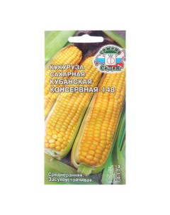 Семена Кукуруза Кубанская Консервная 148 4 г 3 шт Седек