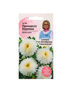 Семена цветов Астра Принцесса Коринна 0 3 г 4 шт Nobrand