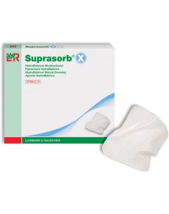 Повязка Suprasorb X регулирует гидробаланс ран и заживление 14х20см 20532 1 шт Lohmann & rauscher