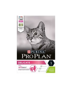 Сухой корм для кошек Delicate Optidigest ягненок 3кг Pro plan