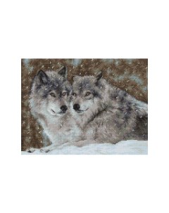 Набор для вышивания Два волка Luca-s