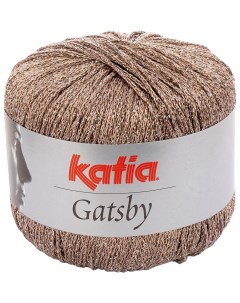 Пряжа Gatsby 41 какао серебро 5 шт по 50 г Katia