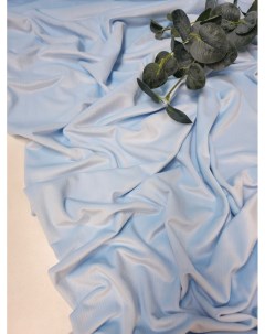 Ткань Плюш Кирпичики на голубом 100х180см Nobrand