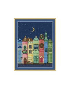 Набор для вышивания Книжный город Картины бисером