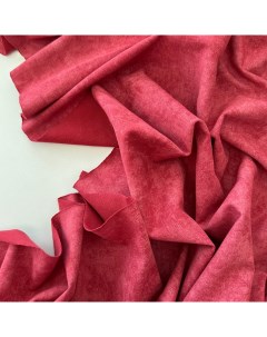 Ткань Кулирка варенка красная 08023 отрез 100х166 см Mamima fabric