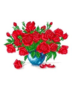 Набор для вышивания Розы для любимой Сделано с любовью