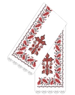 Набор для вышивания Божник Рушник для икон 1 4 м КРИ 04 Каролинка